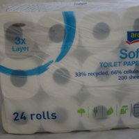 Toilettenpapier 3-lagig 24 Rollen